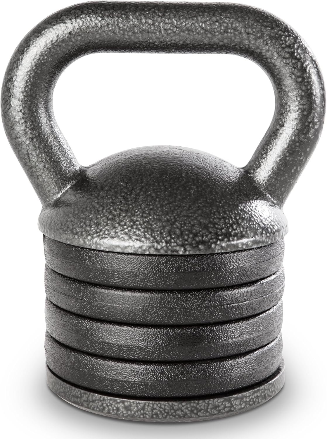 Adjustable Heavy-Duty Exercise Kettlebell Weight Set Strength Training and Weightlifting Equipment for Home Gyms Grey